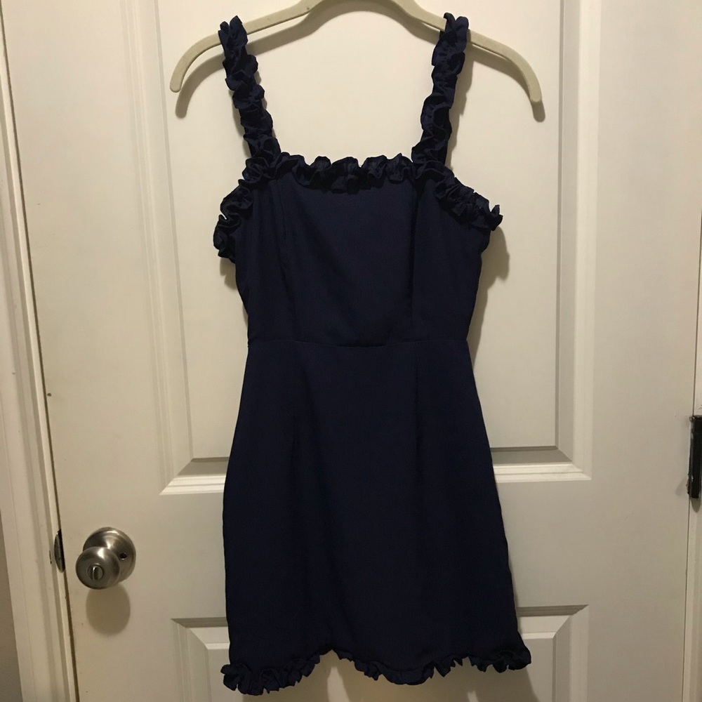Navy blue superdown dress size xxs